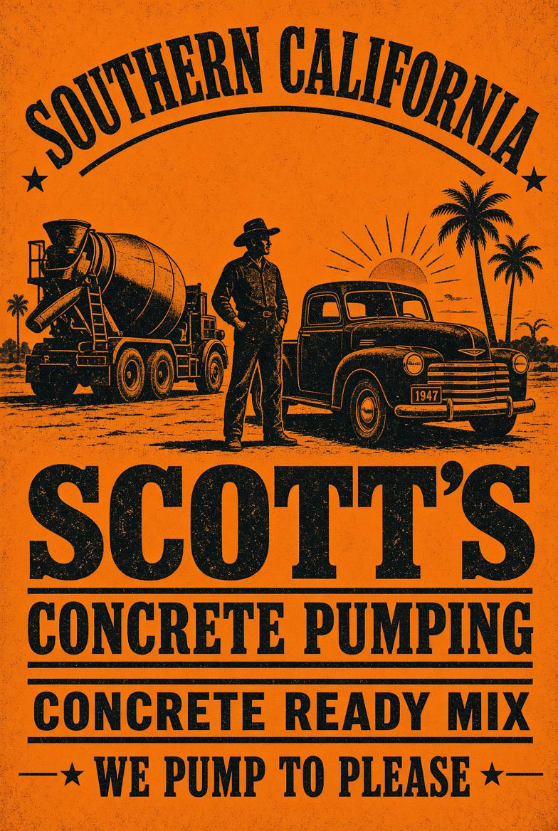 Scott's Concrete Pumping - Southern California - We Pump to Please